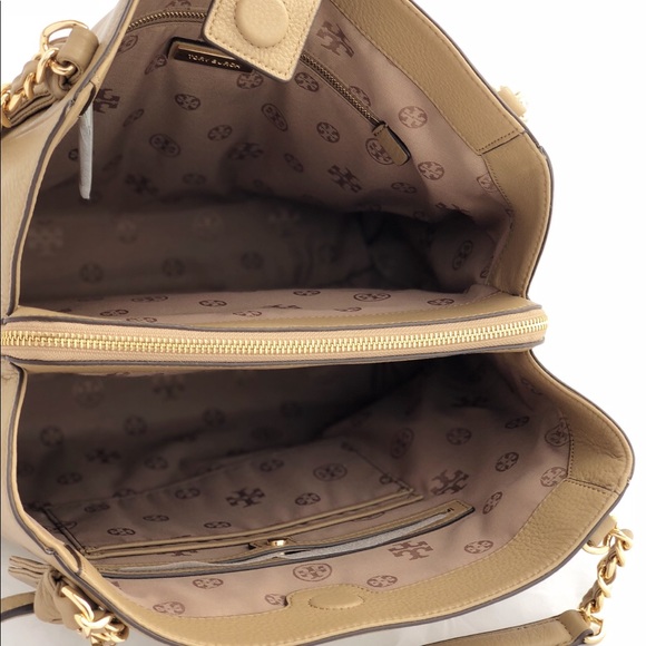 NWT Tory Burch Harper Leather Large Tote Handbag - Picture 7 of 8